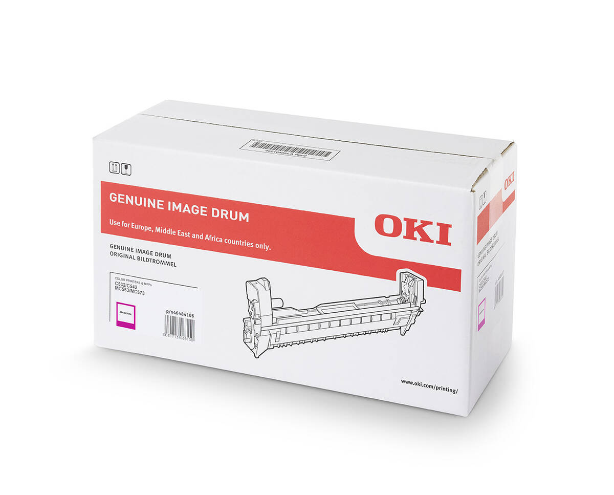 Genuine OKI 46484110 MAGENTA Imaging Drum Unit for C532dn MC563dn MC573dn (30K)