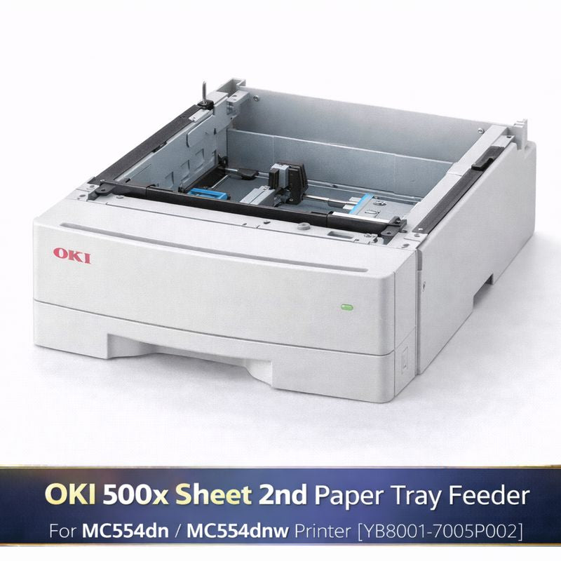 OKI 500x Sheet 2nd paper tray feeder for MC554dn MC554dnw Printer [YB8001-7005P002]