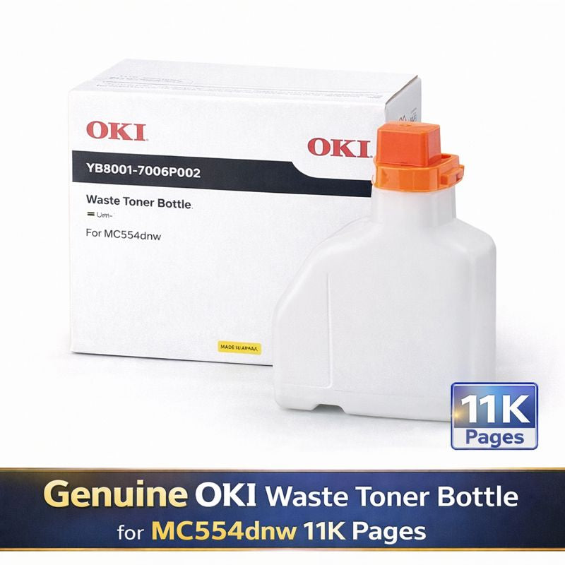 Genuine OKI Waste Toner Bottle for MC554dnw 11K Pages [YB8001-7006P002]