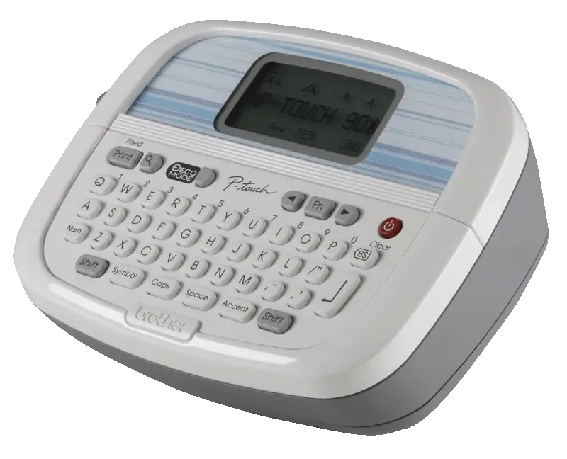 Brother PT-90 Handheld P-Touch Labeller 9mm/12mm Non-Laminated Labels