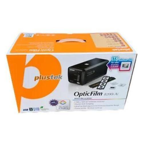 Plustek OpticFilm 8200i Ai 35mm Film & Slide Scanner – High-Resolution 7200 DPI with Infrared Dust & Scratch Removal