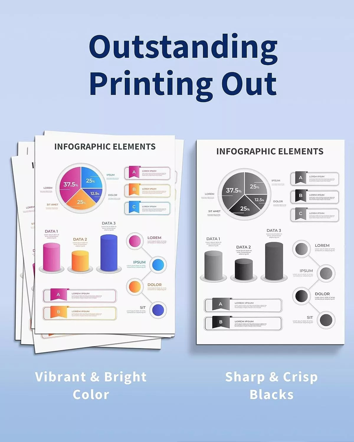 CT A-Grade Premium Compatible Epson #49XL B/C/M/Y Ink Cartridge Set Value Pack