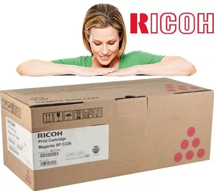 *SALE!* Genuine Ricoh 406061 Magenta Toner Cartridge for SP-C220 C221 C222 C240dn Type-220 (2K)