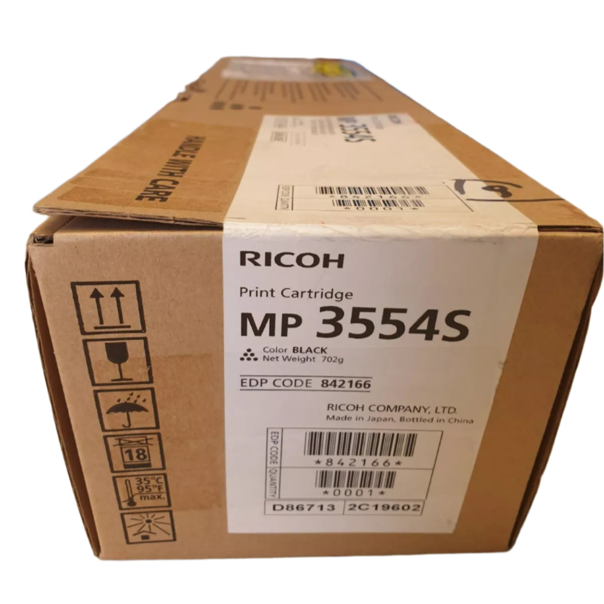 Genuine Ricoh 842166 Black Toner Cartridge for MP3554 / MP3554S / MP2554 / MP2555 (841995)