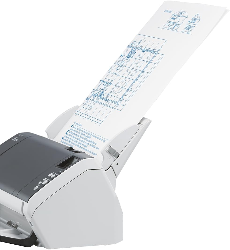 Ricoh/Fujitsu FI-7460 A3 Wide-Format Color Duplex Document Scanner 60PPM/100x Sheet ADF/600DPI [FI7460]