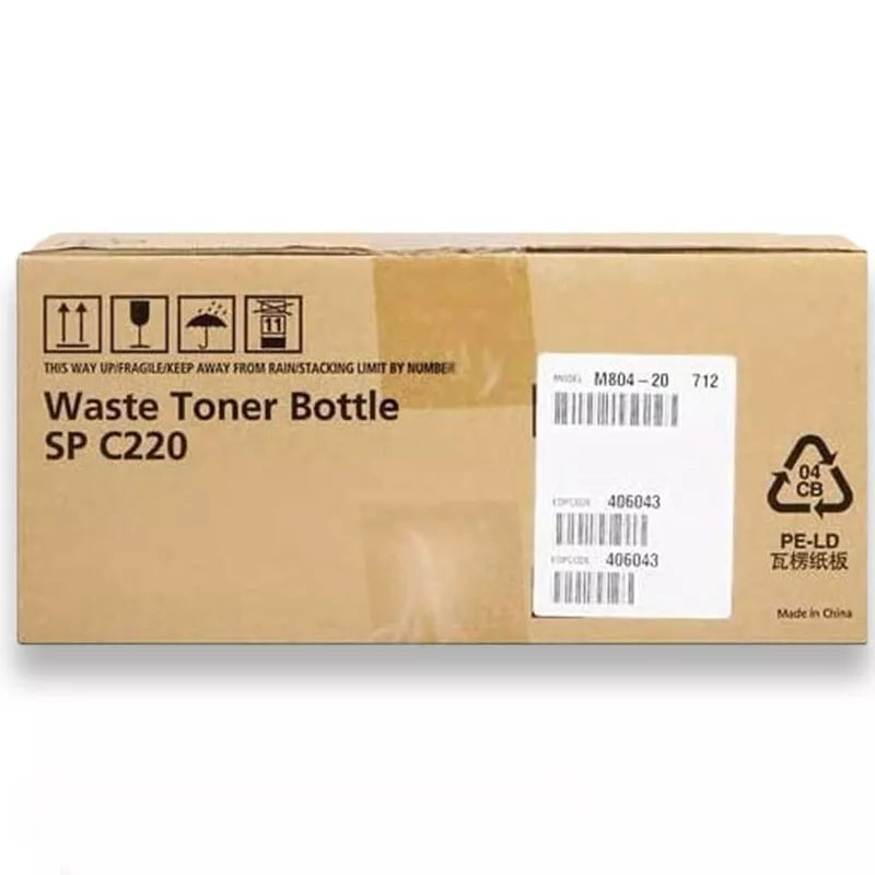 Genuine Ricoh 406043 Waste Toner Bottle for SPC220 SPC240 SPC250 C242DN SPC252 SPC262