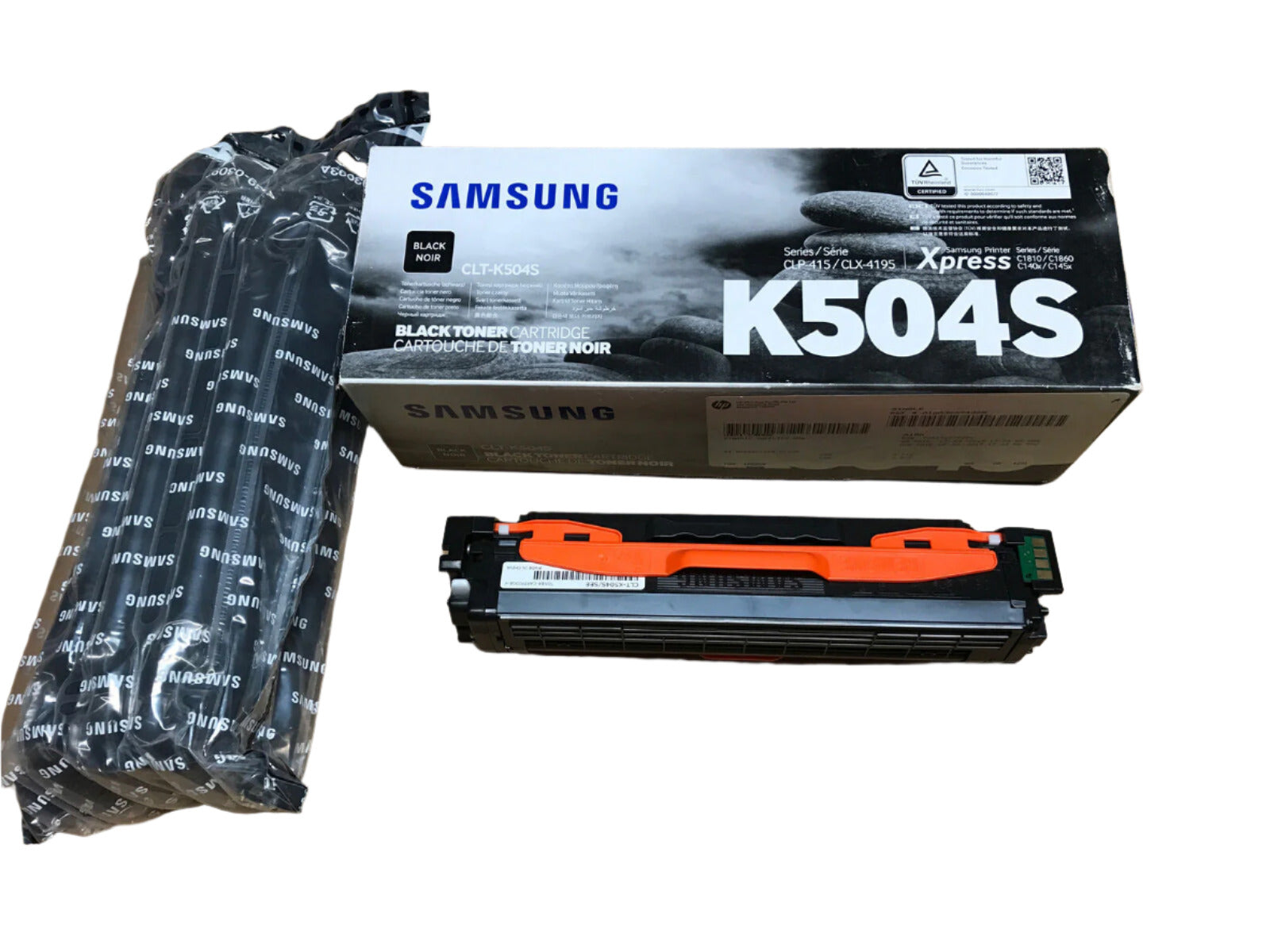 *Open Box* Genuine Samsung CLT-K504S BLACK Toner for CLP-415NW CLX-4195FN C1860FW C1810W 2.5K [SU160A]