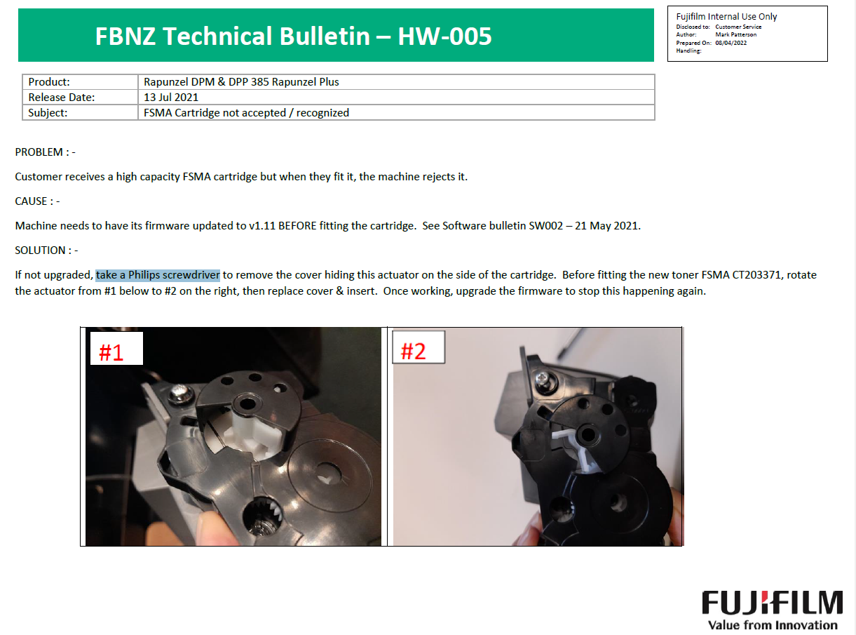 *Open Box* Genuine Fuji Xerox CT203371 BLACK Extra High Yield Toner Cartridge for M385z P385dw (20K)