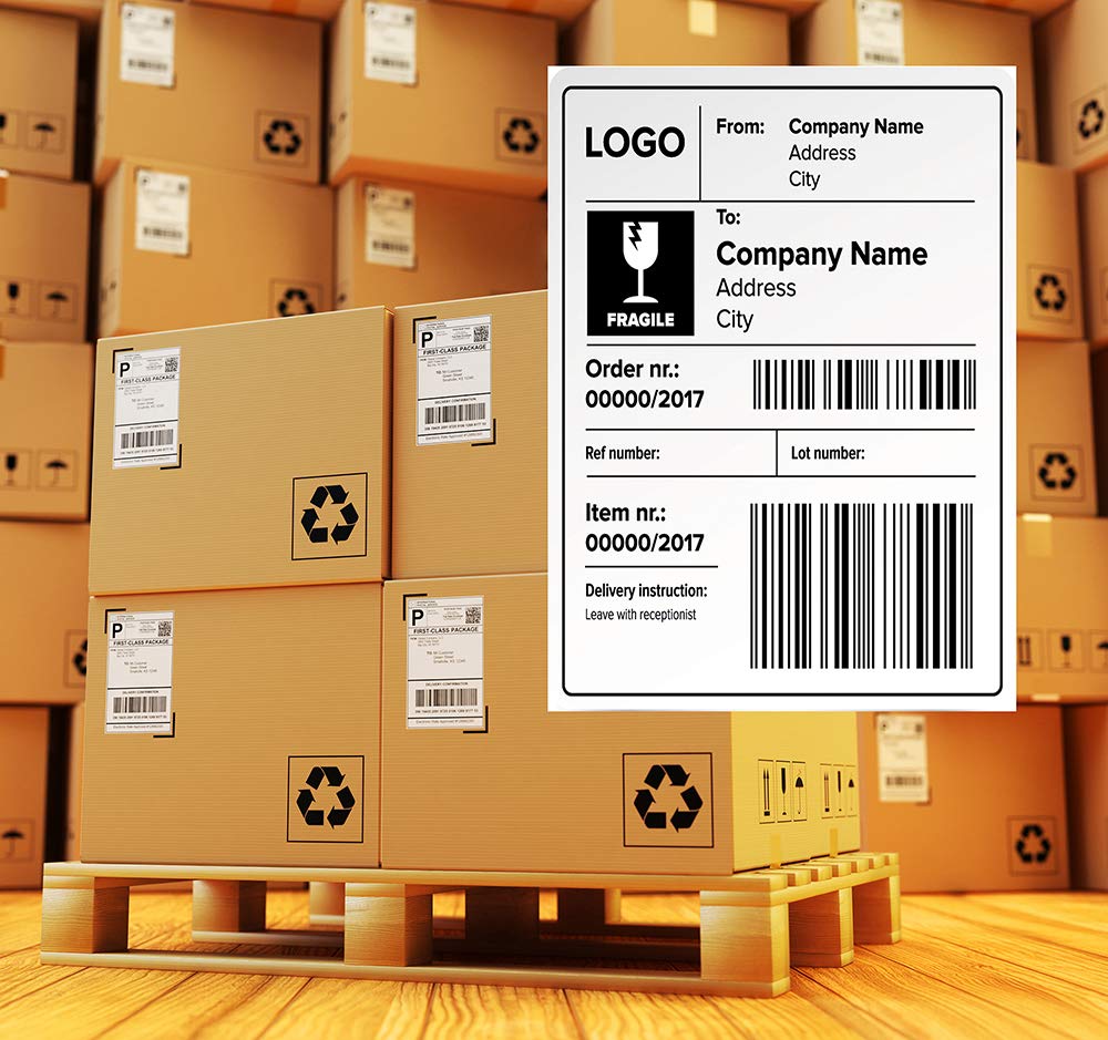 1x Box CP Direct Thermal Shipping Label Rolls 4x6" 100x150mm e-Parcel Sticker [12x Rolls]