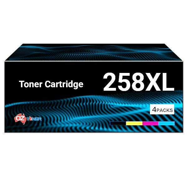 Bundle: 4x Pack Premium Compatible Brother TN-258XL-C/M/Y/K Toner Cartridge Set High Yield TN258