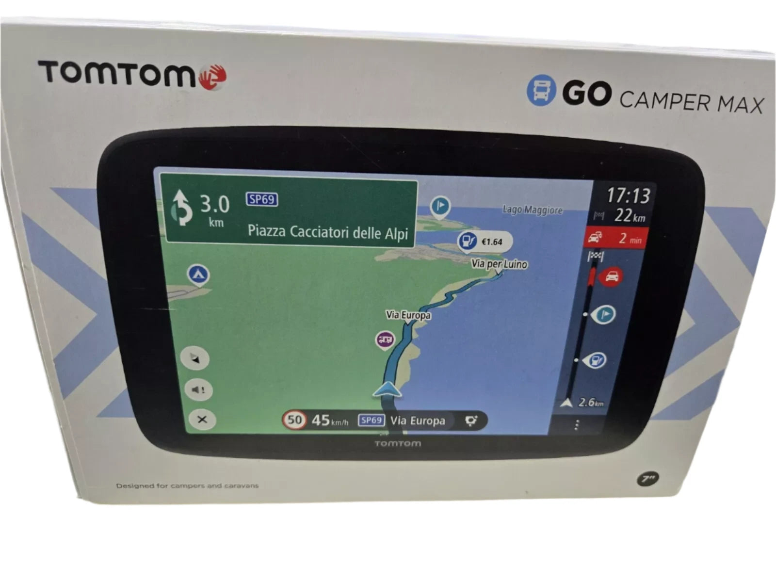 TomTom 7" GO Camper Max Navigation System GPS+World Map+Caravans+Motorhomes [4YB70]