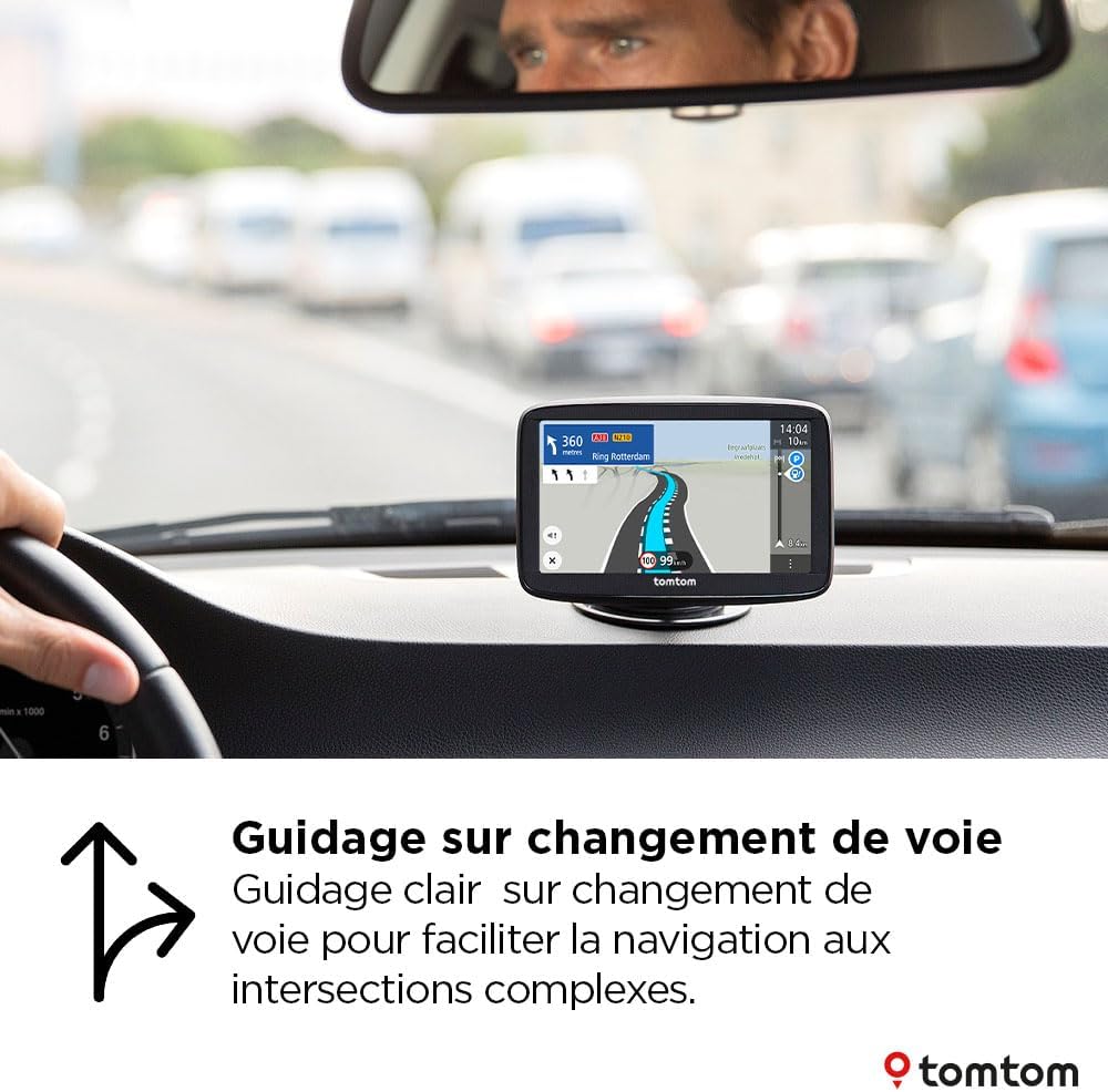 TomTom GO 6" Advanced Car Navigation GPS with Car Charger World Map+Traffic [4YF60] 1YF6.001.03