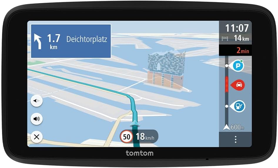 TomTom GO 6" Advanced Car Navigation GPS with Car Charger World Map+Traffic [4YF60] 1YF6.001.03