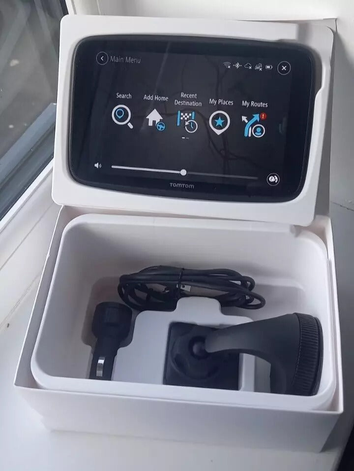 *Ex-Display* Tomtom Car Sat GO Discover 7" Wi-Fi GPS Navigation System+World Maps [4YB70]