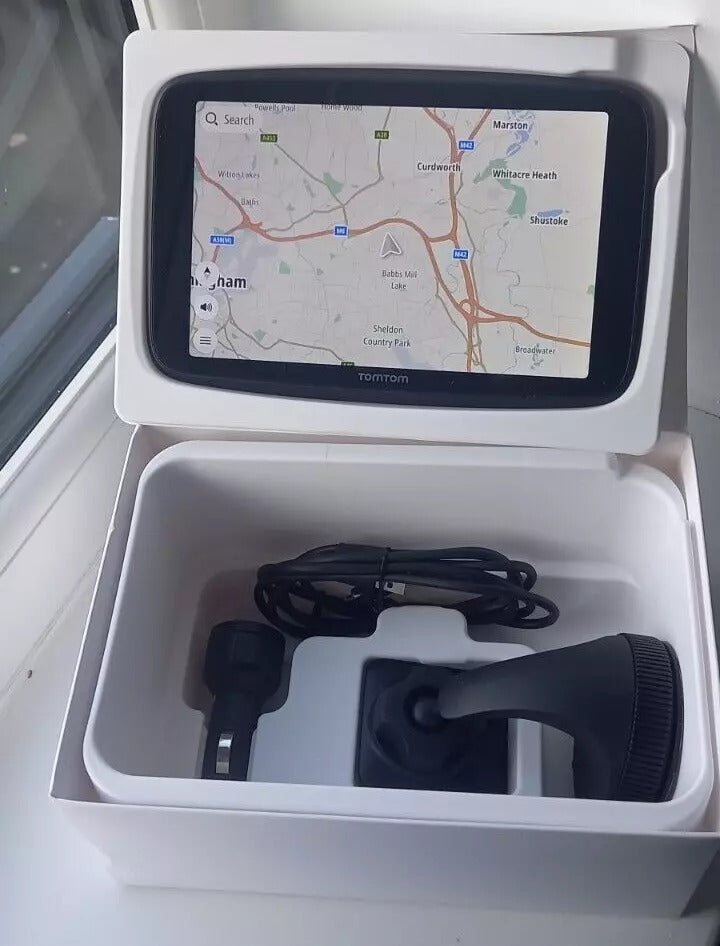 TomTom Car Sat GO Discover 7" Wi-Fi GPS Navigation System with World Maps Premium Pack [4YB70]