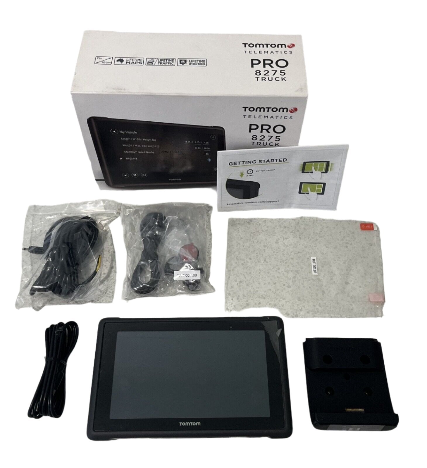 *Ex-Demo* TomTom Pro 8275 7" Sat Navigation GPS - Telematic Driver Terminal Webfleet 8KU7.069.00.4