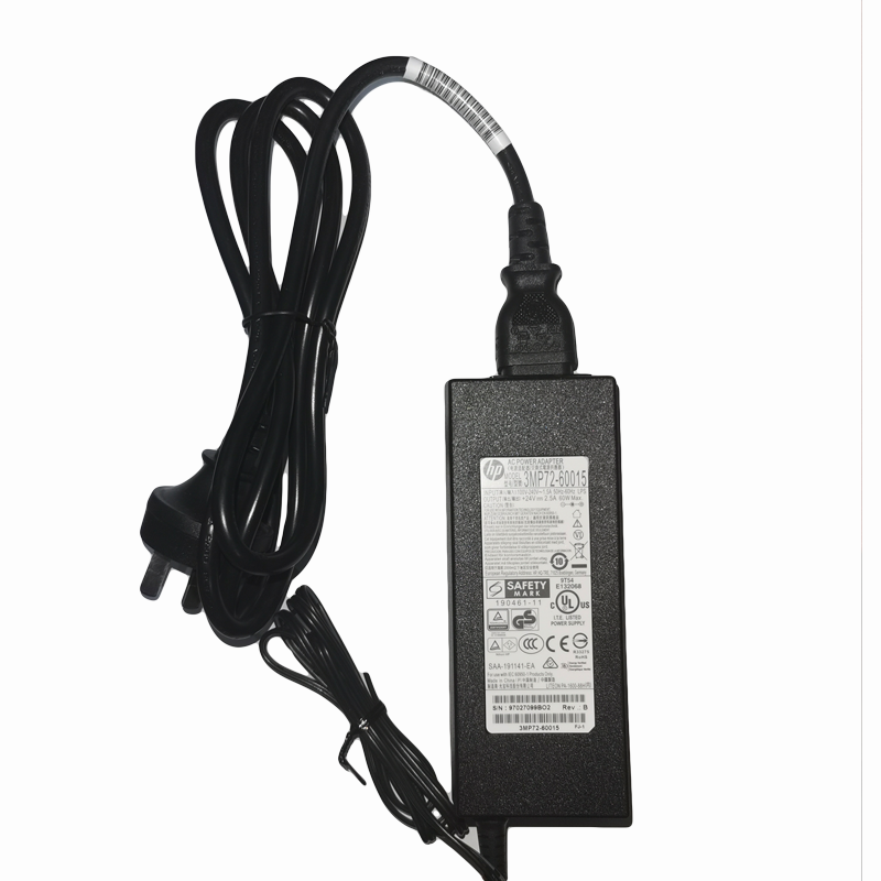 Genuine HP AC Adapter Power Supply for Sprocket Studio Photo Printer (3MP72A) – 24V / 2.5A