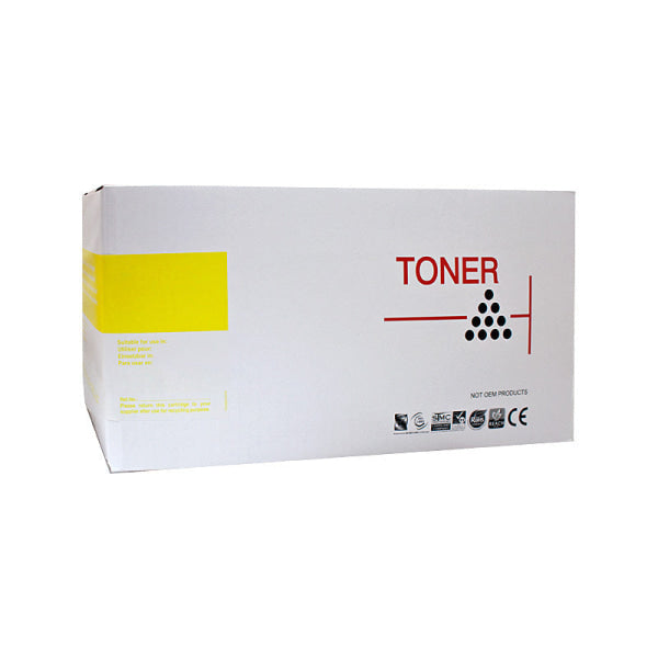 White Box Premium Compatible HP 218X W2182X Yellow High Yield Toner Cartridge 2,500 Pages 