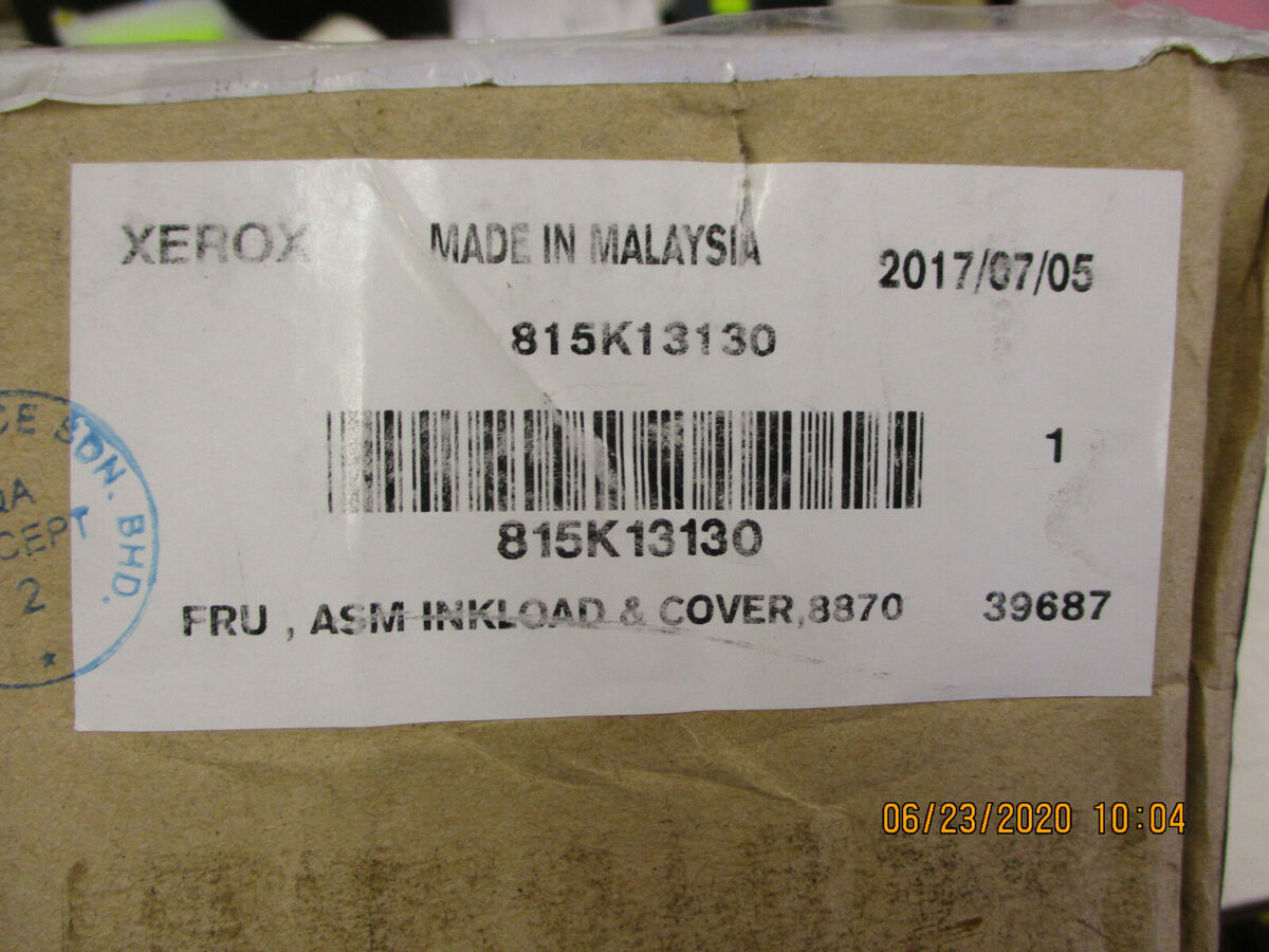 Genuine Fuji Xerox ColorQubeâ„¢ 8570 8870 8880 Ink Loader Bezel [815K13130]