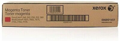 Genuine Fuji Xerox 006R01451 Magenta Toner Cartridge for DocuColor 250 252 WorkCentre 7655 7665 7675 (30K)