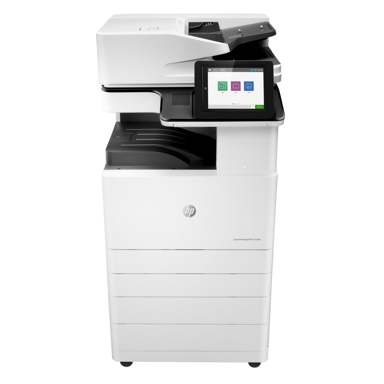 HP LaserJet MFP E72525dn/E72530dn A3 Mono Multifunction Laser Printer+Trays+Base 30PPM (Second Hand - Used) [Z8Z08A]