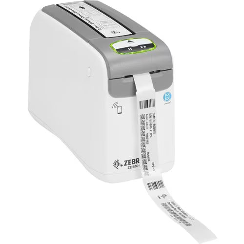 Zebra Direct Thermal Printer ZD510 Wristband ZPL II/XML 300dpi AUS Cord USB/USB Host/Ethernet/802.11/Bluetooth [ZD51013-D0PB02FZ]