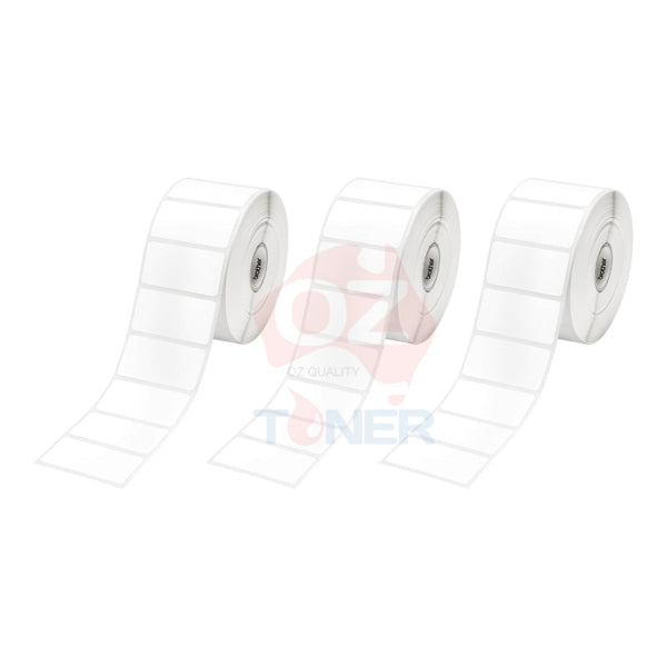 Brother Die Cut Paper Adhesive Label Roll - 3 Pack (1 500 Labels Per Label) [Rd-S05C1-3Pk]