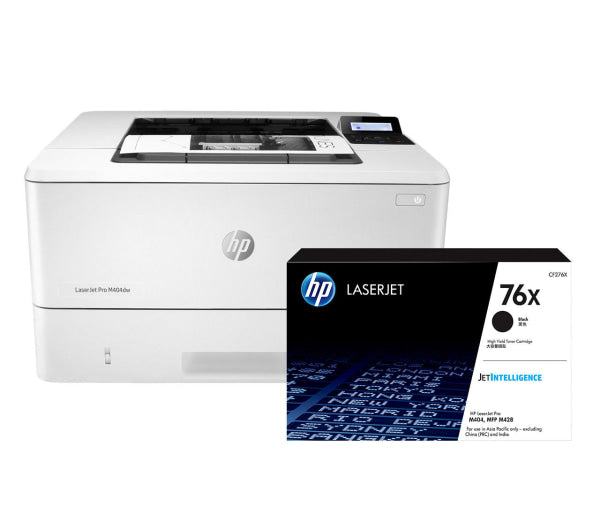 *Bundle Deal!* Hp Laserjet Pro M404Dw 38Ppm A4 Wireless Mono Laser Printer+76X High Yield Black