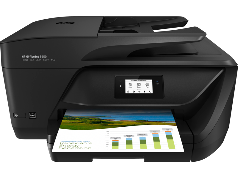 HP OfficeJet 6950 Wireless A4 All-in-One Inkjet Printer Duplex ADF WiFi [T3P03A] 16PPM