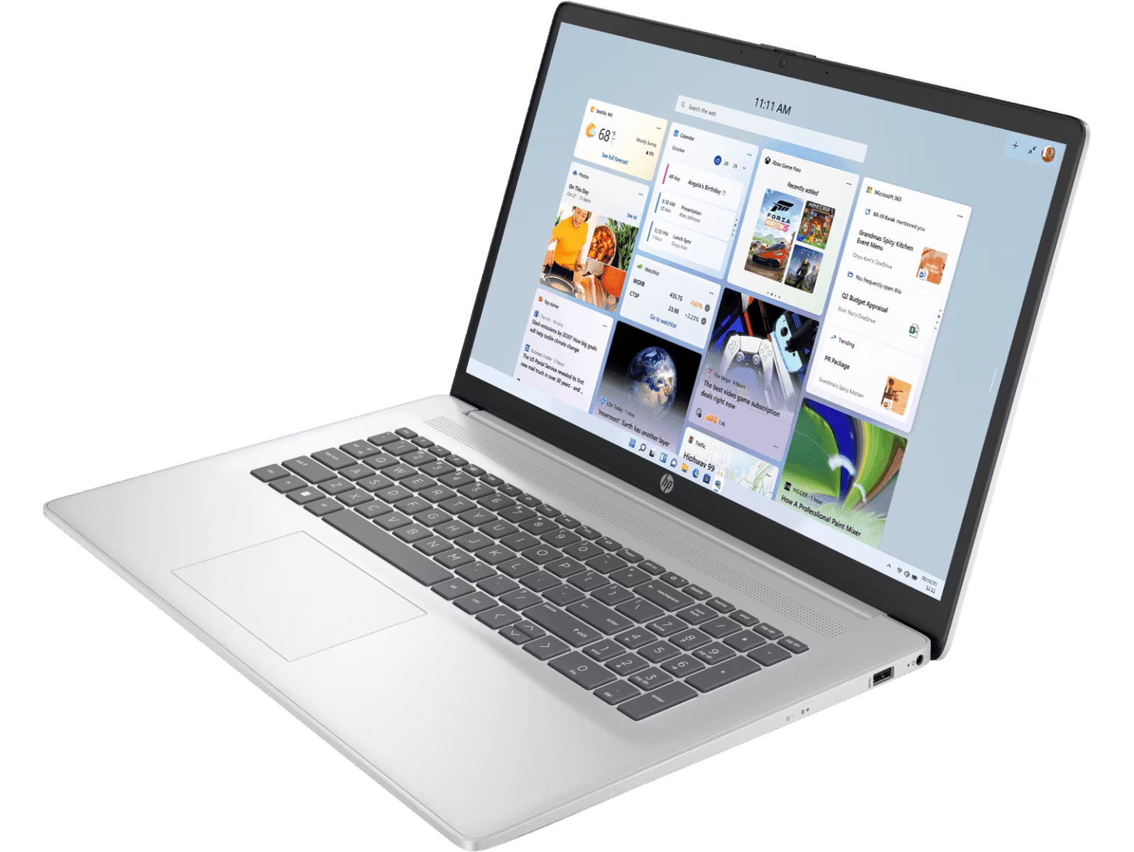 *SALE!* HP 17.3 inch Laptop Core 5/16GB/512GB SSD/Win 11 17-cn4040TU, Silver [CJ1C5PA]