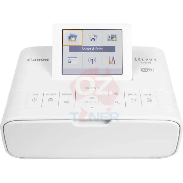 Canon Selphy Cp1300/cp1300Wh Portable/mobile Colour Photo Wi-Fi Printer [White] Inkjet Single