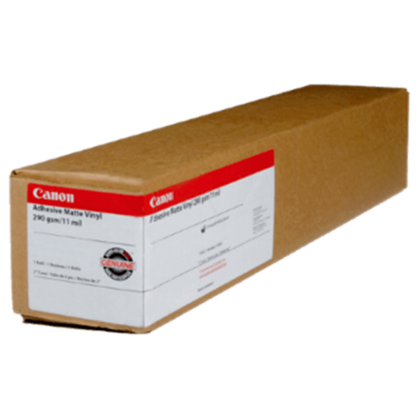Canon Water Resistant Adhesive Matte Polypropylene 285Gsm 24’ [Lfm-Wram2/24/285] Paper