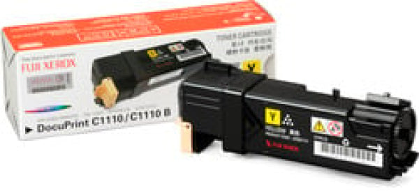 *Clear!* 1X Genuine Fuji Xerox Docuprint C1110 Yellow Toner Cartridge Ct201117 -