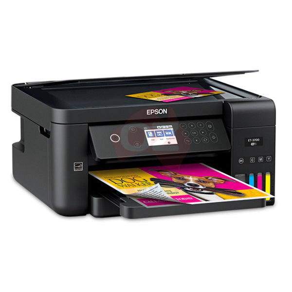 *clear* Epson Expression Et3700 A4 Refillable 3In1 Ink Tank Printer+Bonus:18Month+Prefilled