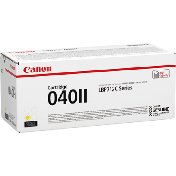 Canon Cart040Y High Yellow Toner Cartridge 10K To Suit Lbp712Cx [CART040YH]