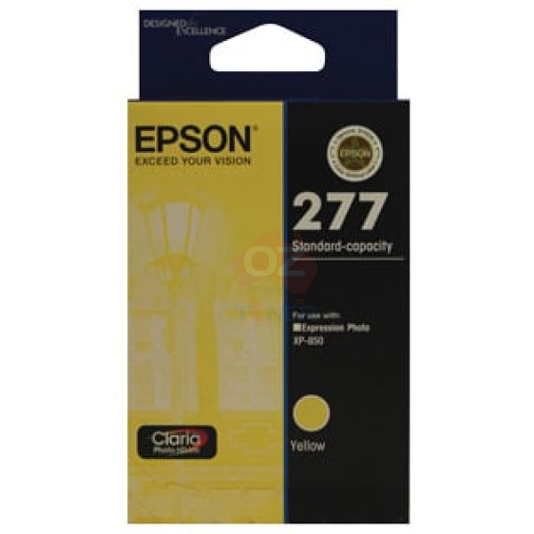 1 X Genuine Epson 277 Yellow Ink Cartridge Standard Yield -
