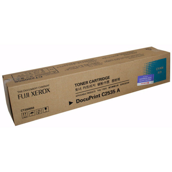 *Clear!* Genuine Fuji Xerox Docuprint C2535A Cyan Toner Cartridge 8K [Ct200656] -