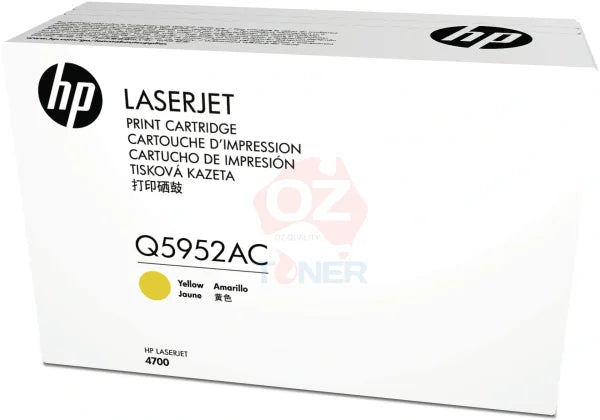 *Clear!* Genuine Hp Q5952A/Q5952Ac Yellow Toner Cartridge For Color Laserjet 4700 #643A -