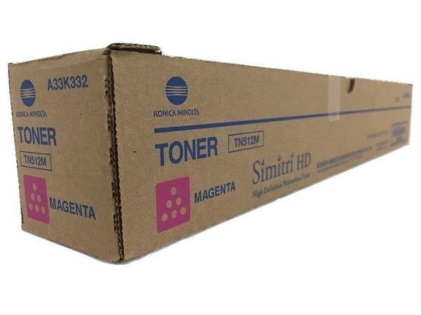 *Clear!* Genuine Konica Minolta Bizhub C454 C554 Magenta Toner Cartridge Tn512M [A33K392] -