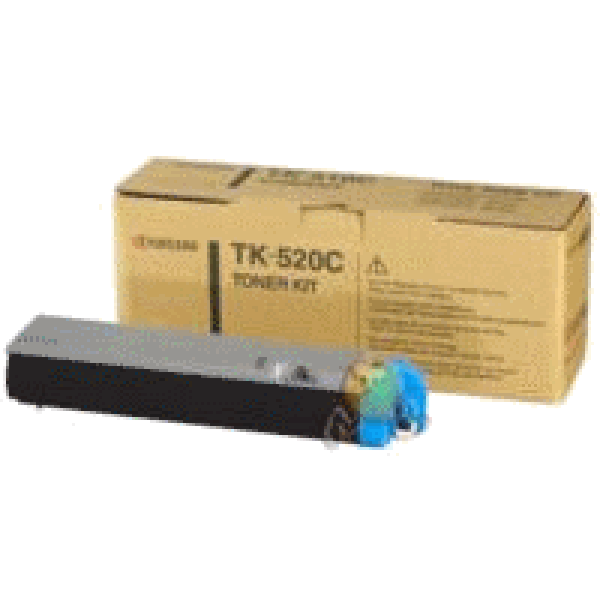 1 X Genuine Kyocera Tk-520C Cyan Toner Cartridge Fs-C5015N -