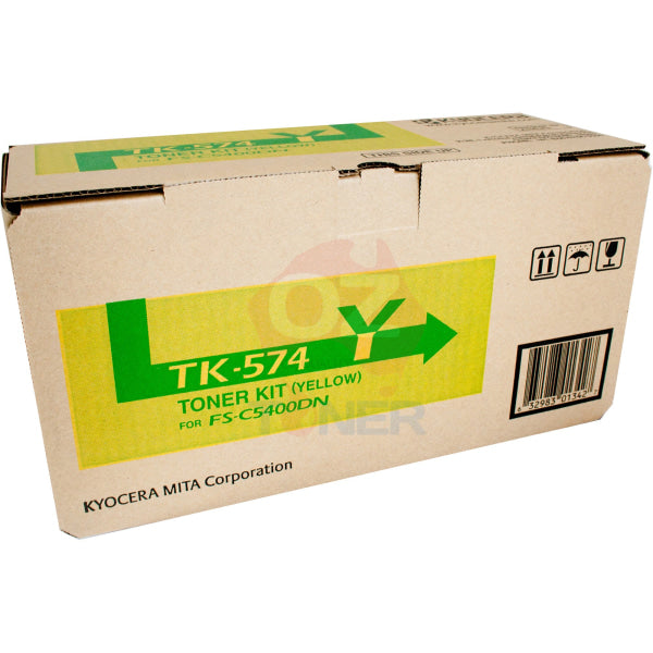 *Clear!* Genuine Kyocera Tk574 Yellow Toner Cartridge For Fsc5400Dn/P7035Cdn 12K [Tk574Y] -