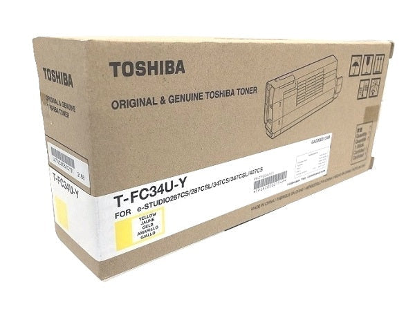 *Clear!* Genuine Toshiba Tfc34Dy Yellow Copier Toner Cartridge For E-Studio 347Cs 347Csi 407Cs