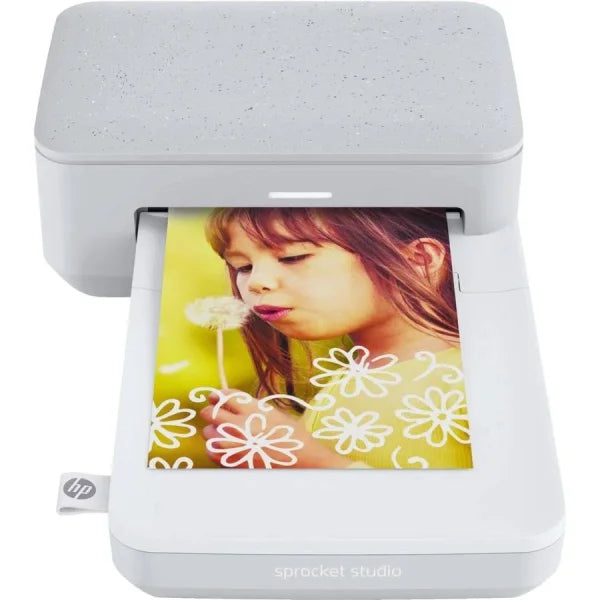 *Clear!* Hp Sprocket Studio 4X6 Color Thermal Mobile Photo Printer Snow [3Mp72A]