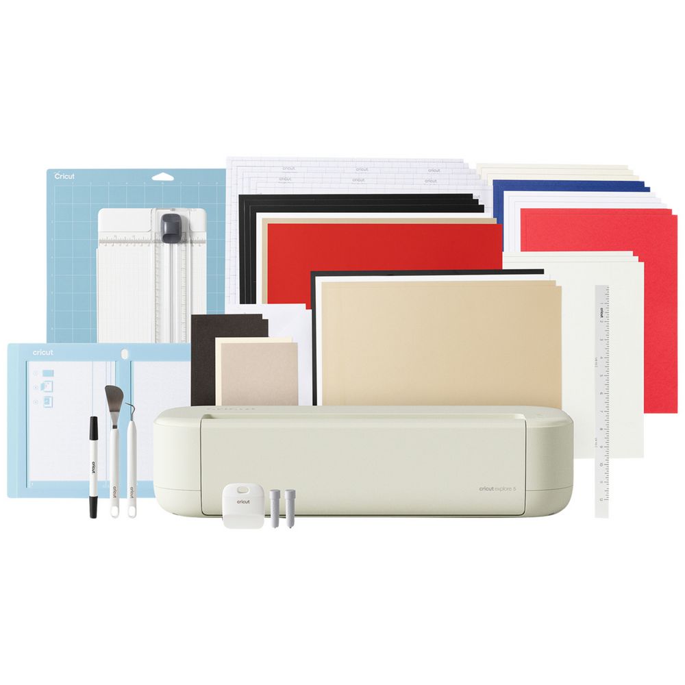 Cricut Explore 5 Cutting Machine Essential Bundle [2012406]
