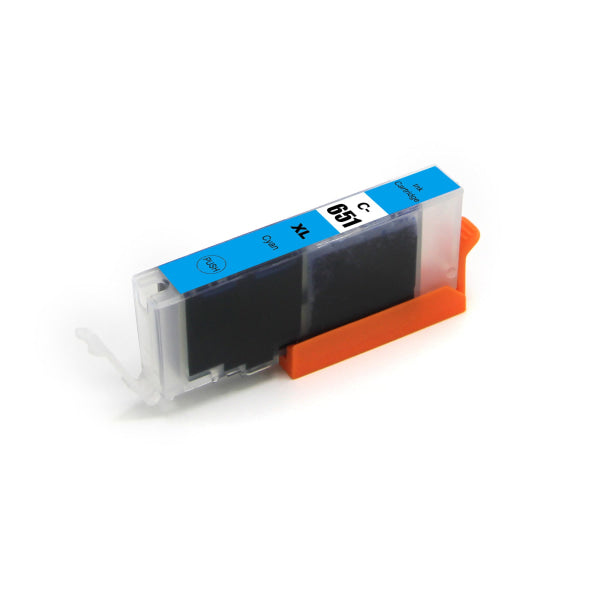 Canon Cli 651C Xl High Yield Cyan Compatible Inkjet Cartridge - Ink