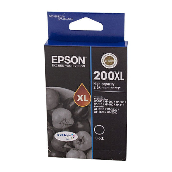 Epson 200XL Black Ink Cart C13T201192