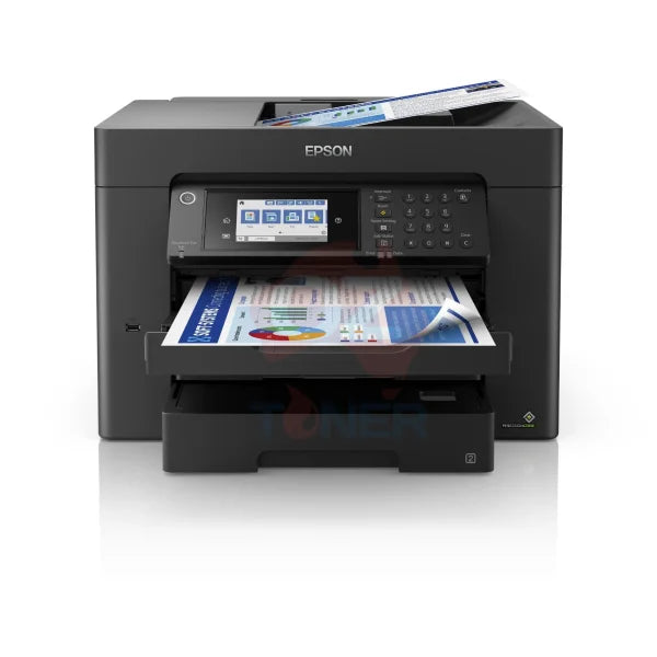 Epson Workforce Wf-7845 A3 Multifunction Wi-Fi Printer+Fax+Dual Tray [P/N:c11Ch67502] Wf7845 Inkjet