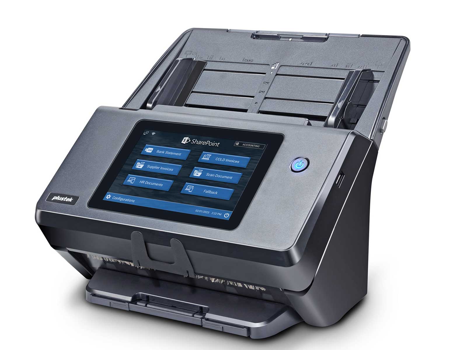 Plustek eScan A450 Pro Document Scanner – Network Standalone Touchscreen ADF