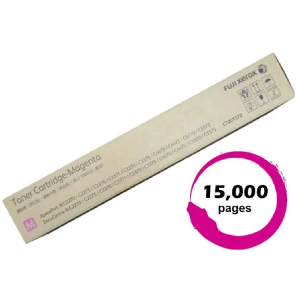 Fuji Xerox Genuine Ct201372 Magenta Toner Cartridge For Docucentre-Iv C2265/C2270/C3370/C4470/C5570