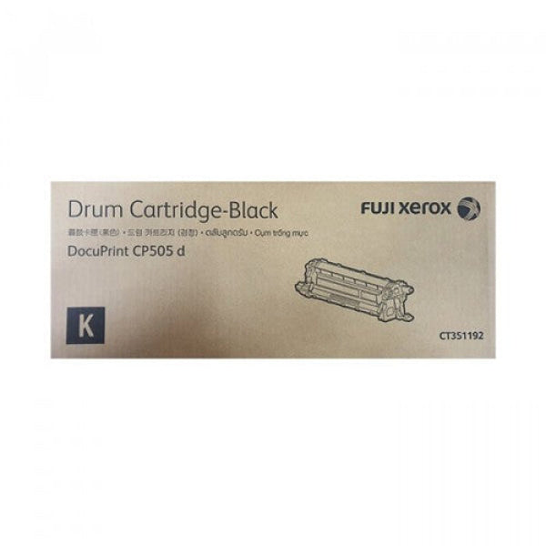 Fujifilm Genuine Cp505D Black Drum (K) Cartridge 40K [Ct351192/Ct351145] - Drum